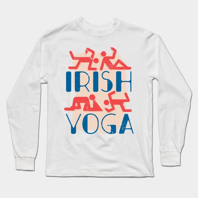 Irish Yoga Long Sleeve T-Shirt by misdememeor